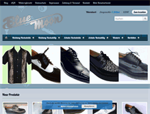 Tablet Screenshot of blue-moon-shoes.de